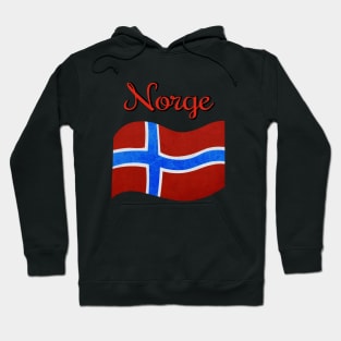 The flag of Norway, Norges flagg Hoodie